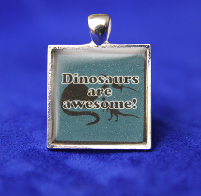 dinosaurs keychain pendant